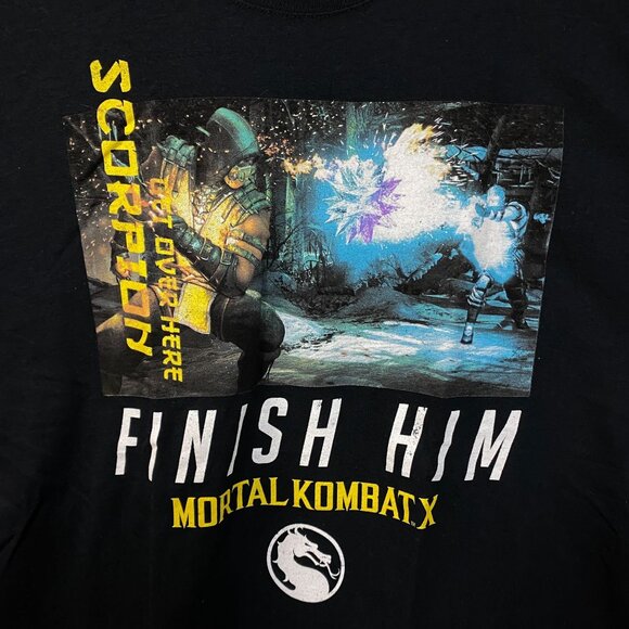 Mortal Kombat Scorpion Vs Sub Zero Tshirt size medium - Picture 2 of 4